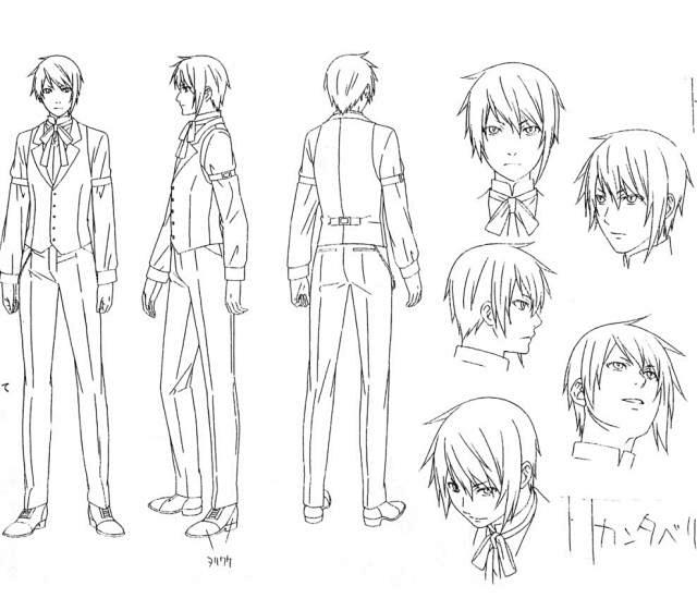 日系動漫人設(shè)三視圖與面部表情特寫 執(zhí)事手稿原畫圖包在淘寶網(wǎng)的網(wǎng)站建設(shè)與推廣